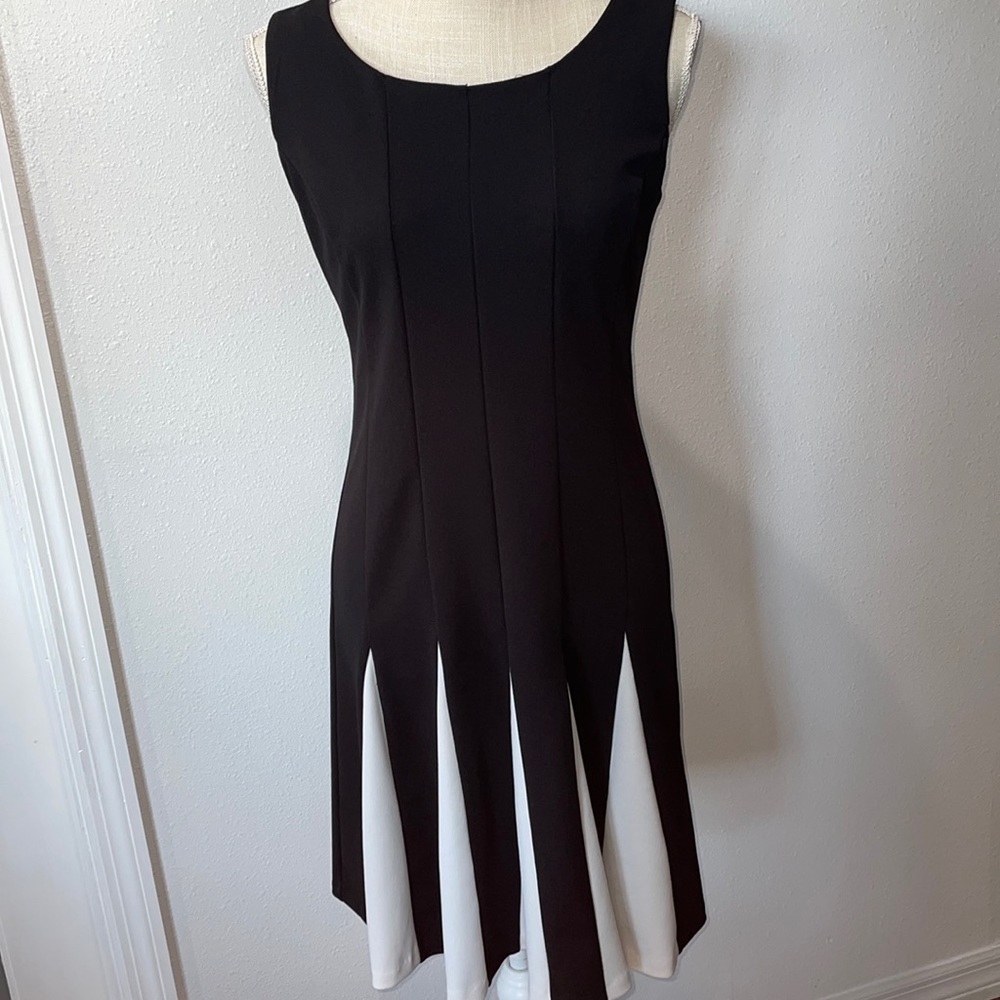 Enfocus Studio. Size 6 dress black and white